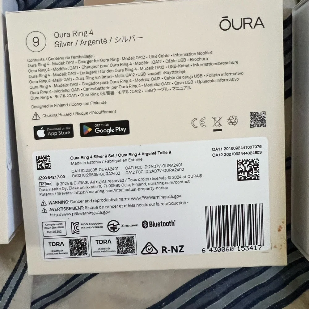 OURA smart ring size 10 new series 4